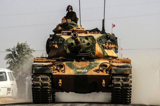Թուրքիայի զորքերը Սիրիայի հյուսիսում քրդերի դեմ օպերացիա են իրականացնում