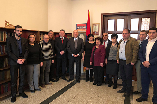 Члены правления партии «Наследие» встретились с Армен Саркисяном