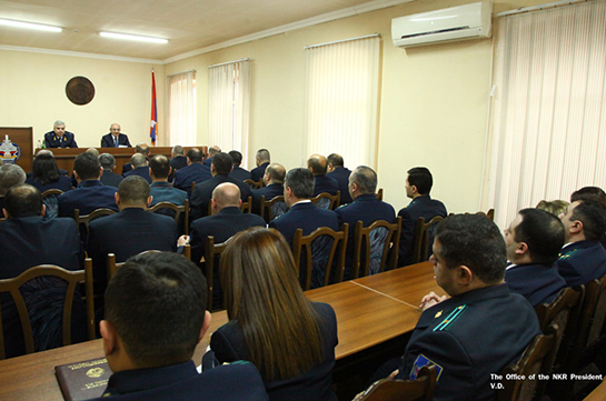 Президент Нагорного Карабаха удовлетворен деятельностью прокуратуры в 2017 году