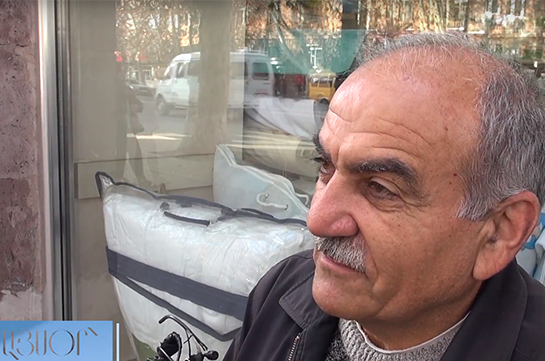 «Это политические игры, я ничему не верю» – граждане о кандидате в президенты Армении Армене Саркисяне (Видео)