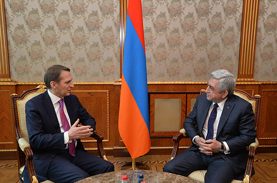 Серж Саргсян считает важным тесное сотрудничество спецслужб Армении и России