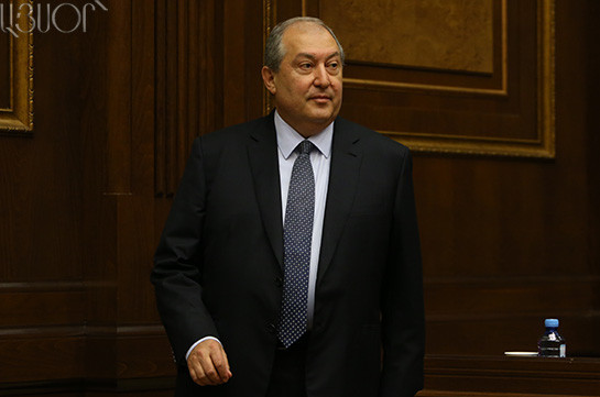 Армен Саркисян вступит в должность президента Армении 9 апреля