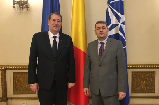 Սերգեյ Մինասյանն ու Ռումինիայի նախագահի խորհրդականը քննարկել են Ֆրանկոֆոնիայի շրջանակում համագործակցության խնիրները