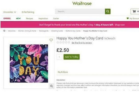 Բրիտանիայում Մայրերի օրվա առիթով բացիկները թողարկվել են առանց «մայրիկ» բառի