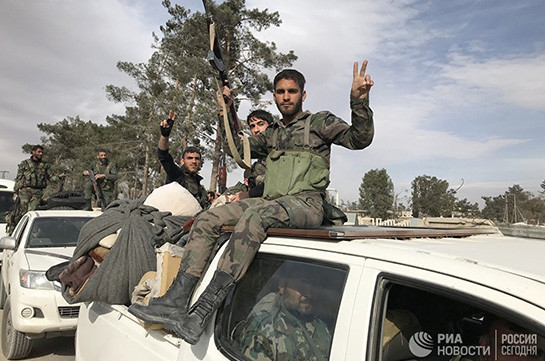 Сирийские военные взяли под контроль населенный пункт в Восточной Гуте