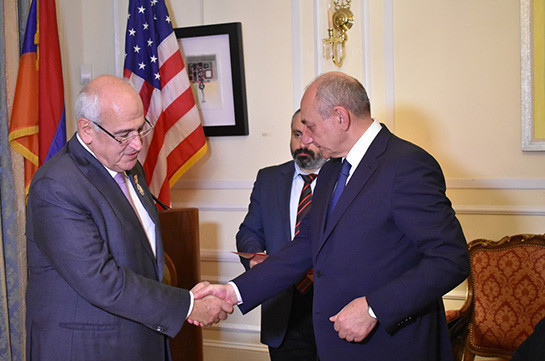 Бако Саакян встретился в Вашингтоне с руководителями армянских общинных структур Америки