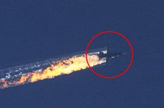 Боевики сбили Су-24 в Сирии (Видео)