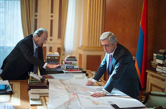 Глава Государственного комитета по градостроительству представил президенту Армении деятельность ведомства за 2017 год