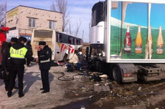Երևան-Մոսկվա ավտոբուսի վթարի հետևանքով 3 վիրավոր գտնվում է վերակենդանացման բաժանմունքում, 5-ը՝ վիրաբուժականում