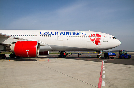 Czech Airlines начинает выполнять прямые рейсы Прага-Ереван-Прага
