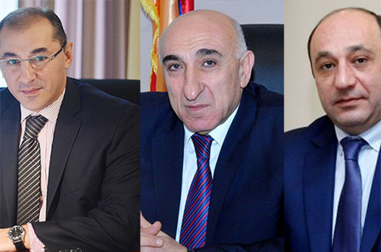 Вардан Арамян, Давид Локян и Сурен Караян сохранили свои посты в новом правительстве Армении