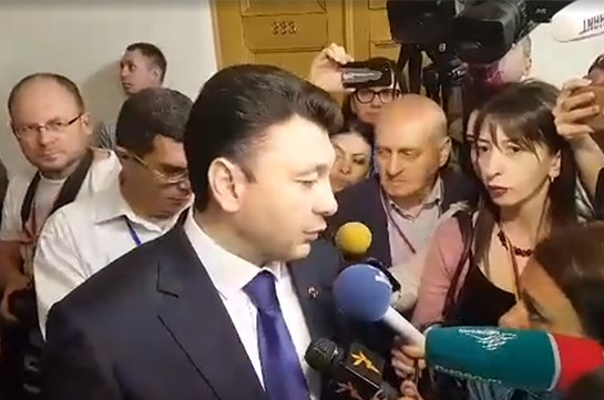 Шармазанов: После вчерашней встречи я убедился, что господин Пашинян не может быть премьером
