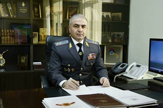 Первый замначальника полиции Армении уходит в отставку