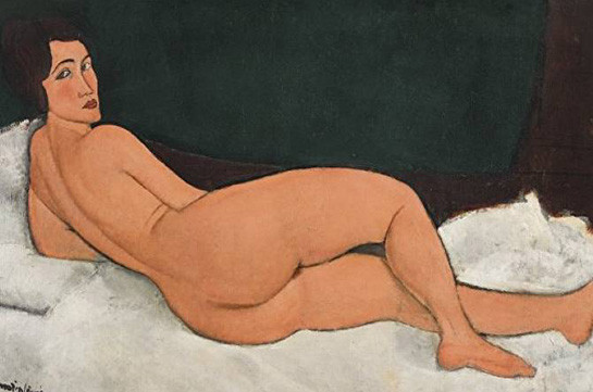 Картину Модильяни «Лежащая обнаженная» продали на аукционе в Нью-Йорке за $157,2 млн (Видео)