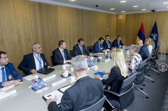 Министр обороны Давид Тоноян провел ряд встреч с руководством НАТО и должностными лицами других стран