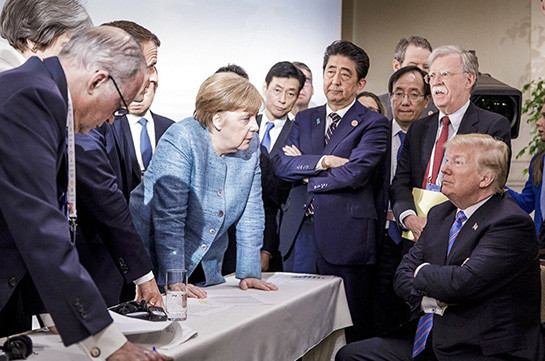 Трамп прокомментировал плохую фотографию с саммита G7