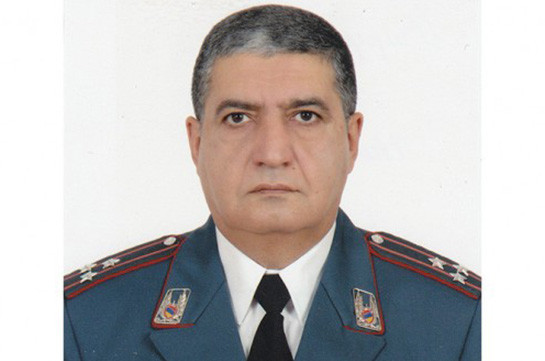 Начальник полиции Еревана освобожден от занимаемой должности