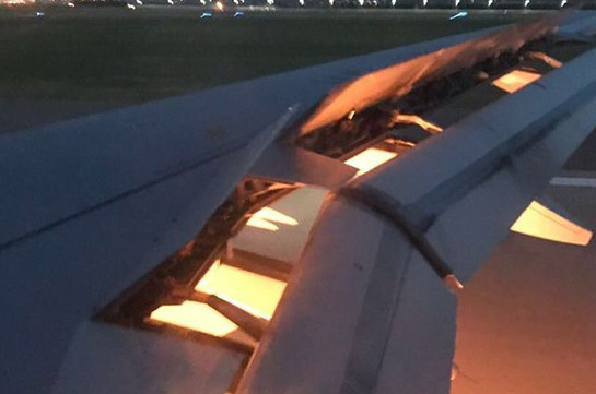 Двигатель самолета сборной Саудовской Аравии загорелся во время полета