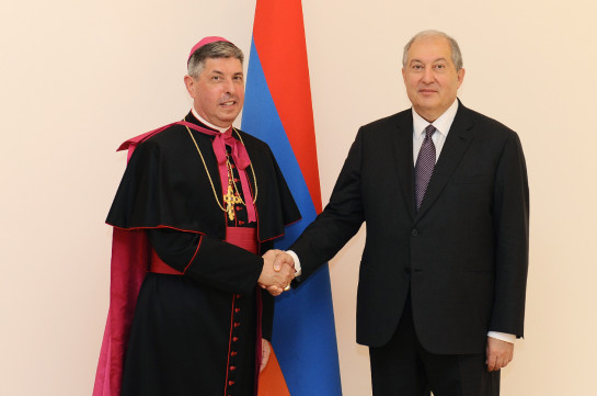 Исторические связи Армения и Ватикан являются хорошей предпосылкой для дальнейшего развития сотрудничества – Армен Саркисян