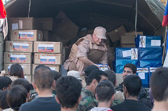Россия и Франция совместно доставят гуманитарную помощь в Сирию