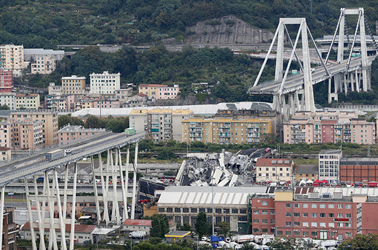 Власти предупредили о существенном росте числа жертв обрушения моста в Генуе