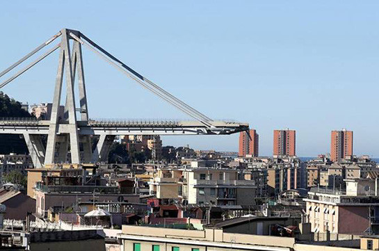 Более 600 человек остались без крова из-за обрушения моста в Генуе