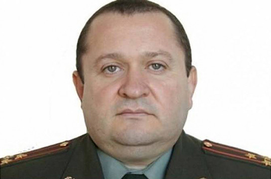 Генерал-майор Норайр Йолчян освобожден от должности начальника управления тыла ВС Армении