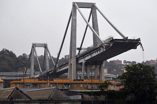 Իտալիայում կամրջի փլուզման հետևանքով արտակարգ դրություն է մտցվել