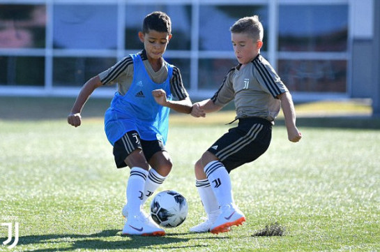 Like father, like son! Cristiano Ronaldo Jnr joins Juventus' under-9 squad