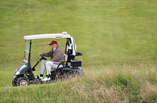 Times. Թրամփը մտադիր է Շոտլանդիա այցելել գոլֆ խաղալու համար