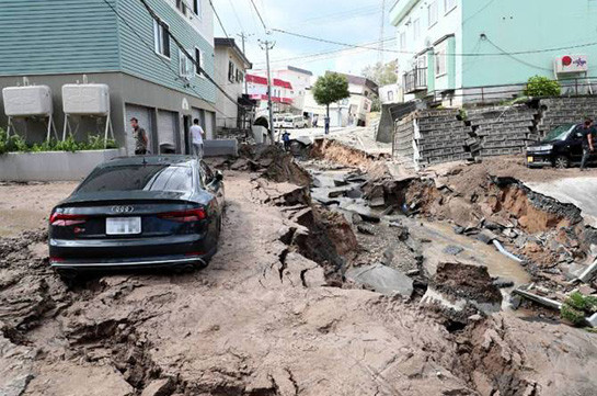 Число погибших в результате землетрясения на Хоккайдо возросло до 8