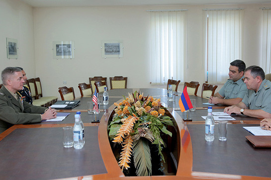 Քննարկվել են հայ-ամերիկյան երկկողմ ռազմական համագործակցությանն առնչվող հարցեր