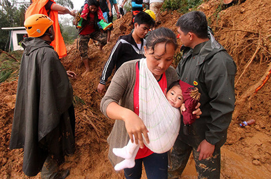 Число погибших из-за тайфуна «Мангхут» на Филиппинах увеличилось до 74
