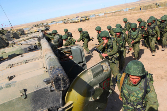 В Армении начались двусторонние батальонные тактические учения  российской военной базы ЮВО