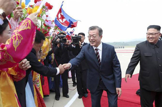 Հարավային Կորեայի նախագահի վարկանիշը 11 կետով աճել է միջկորեական գագաթնաժողովի ֆոնին