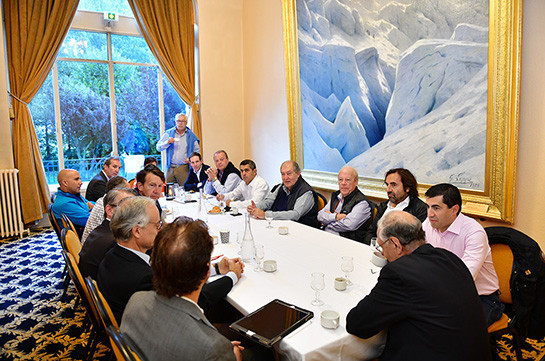 Armenia’s President meets heads of world famous companies in sidelines of Chamonix Summit of Minds