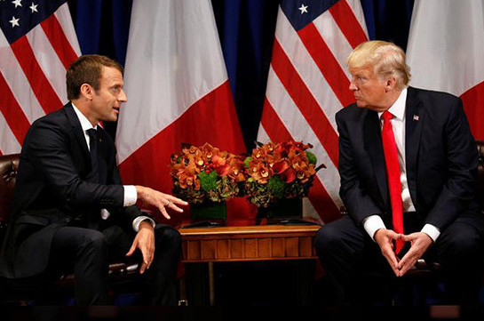 ԱՄՆ-ի և Ֆրանսիայի նախագահները քննարկել են Սիրիայի իրադրությունը և առևտրի հարցերը