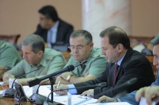 В министерство обороны Армении состоялось заседание коллегии