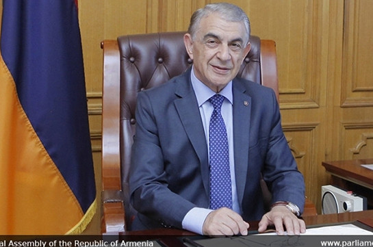 Armenian NA chairman to pay visits to Russia, Switzerland