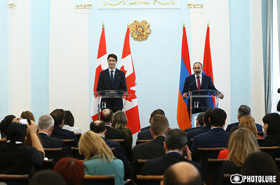 Армения и Канада упростят процедуру передвижения граждан по этим странам – Трюдо
