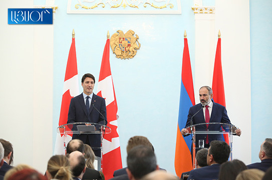 Canadian PM urges to continue Karabakh conflict peaceful settlement process