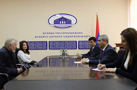 Karabakh FM receives European Parliament MP Jaromir Stetina
