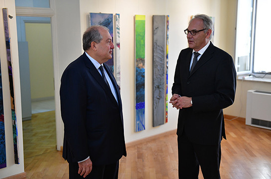 Armenia’s President visits German Embassy (photos)