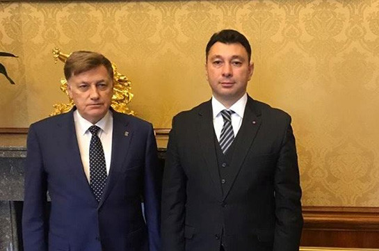 Эдуард Шармазанов встретился с председателем Законодательного собрания Санкт-Петербурга