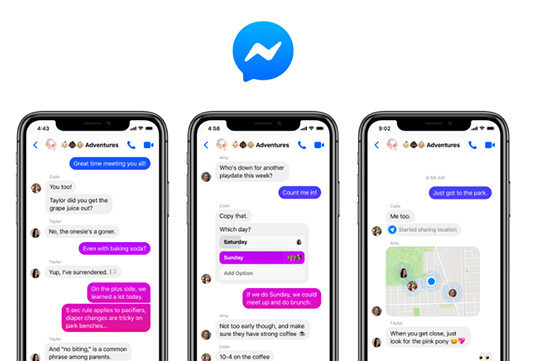 Facebook представил новую версию Messenger