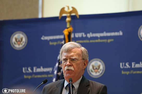 Nikol Pashinyan’s success in upcoming elections to give possibility for resolute steps in Karabakh settlement issue: Bolton