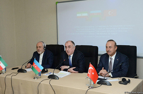 Iran, Turkey, Azerbaijan sign declaration supporting Karabakh conflict settlement based on Azerbaijan’s territorial integrity principle