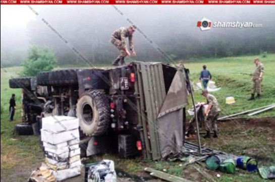 Identities of servicemen killed in traffic accident in Syunik known