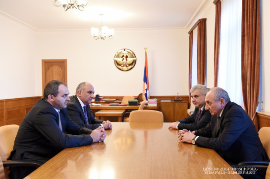 Karabakh President receives Armenia’s attorney-general