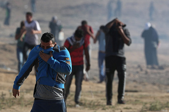 В Газе при столкновениях с армией Израиля пострадали 25 палестинцев
